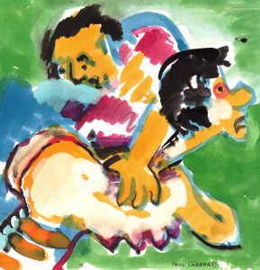 Croquis de « Le Berger et la Louve »