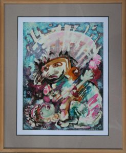 Le Grand Vizir (aquarelle), Paul Gérard, 1989.