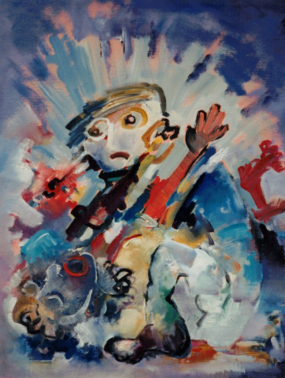 Le Grand Vizir (peinture), Paul Gérard, 1989.