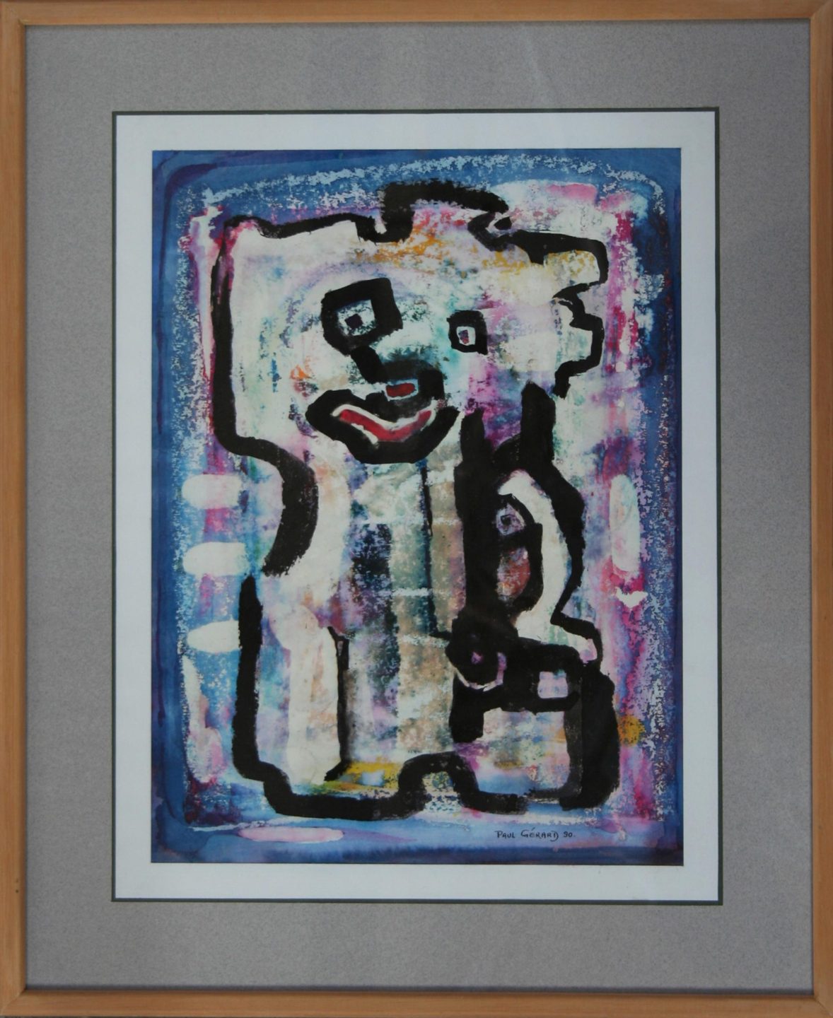 Narcisse (aquarelle), Paul Gérard, 1990.