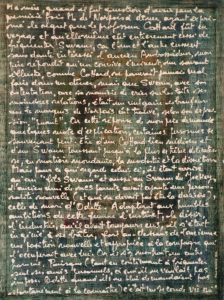 La Page manuscrite, Paul Gérard, 1999.