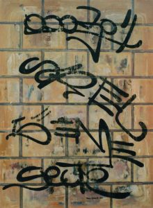 Le Mur Tagué, Paul Gérard, 2000.