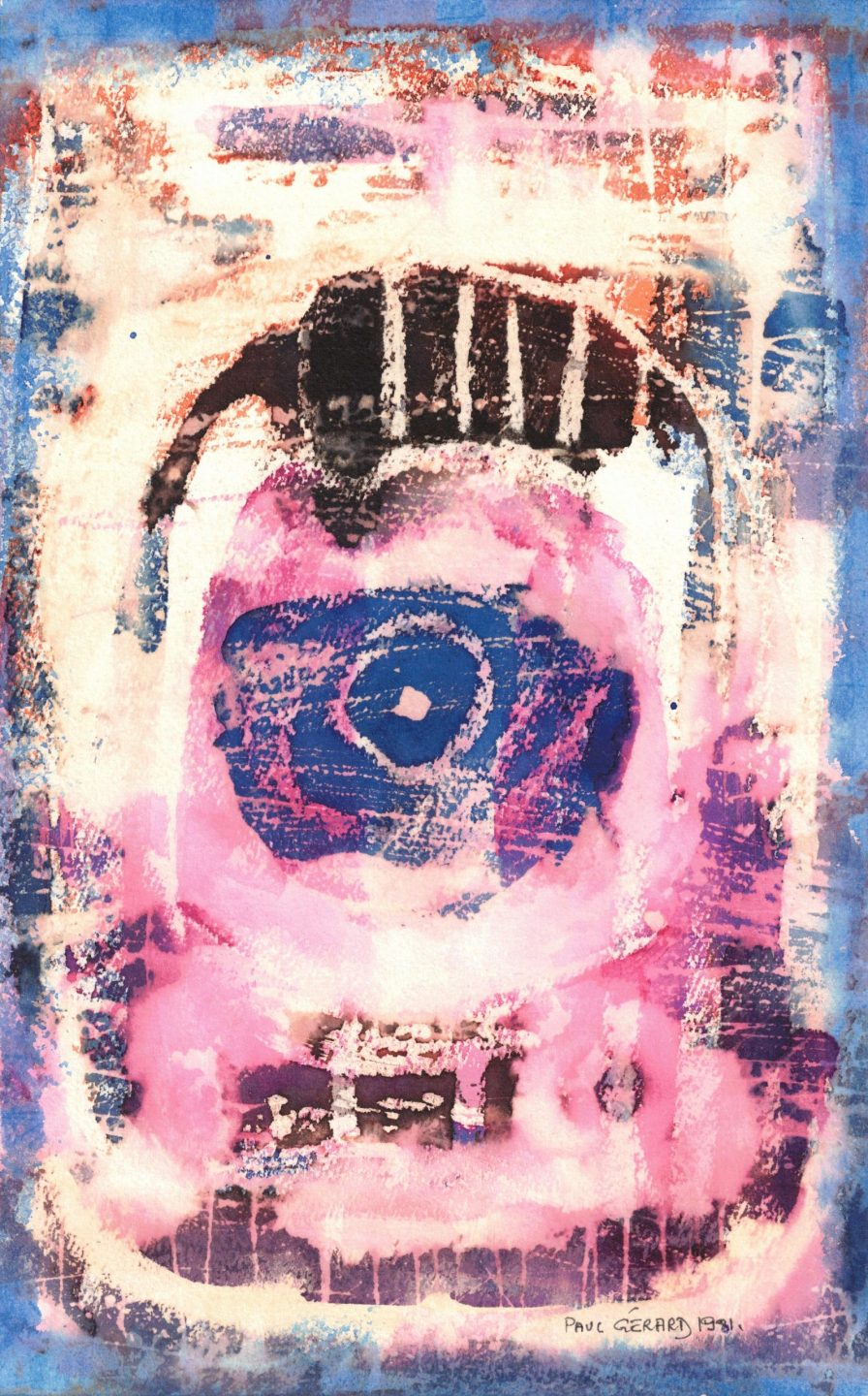 Sans titre (aquarelle 1, 1981), Paul Gérard, 1981.