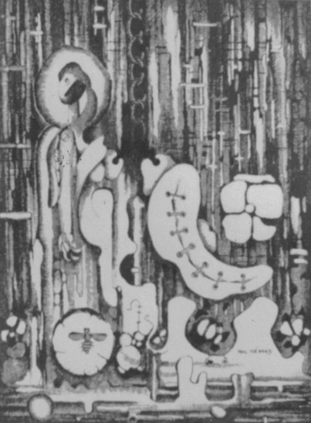 Sans titre (dessin 1, 1981), Paul Gérard, 1981.