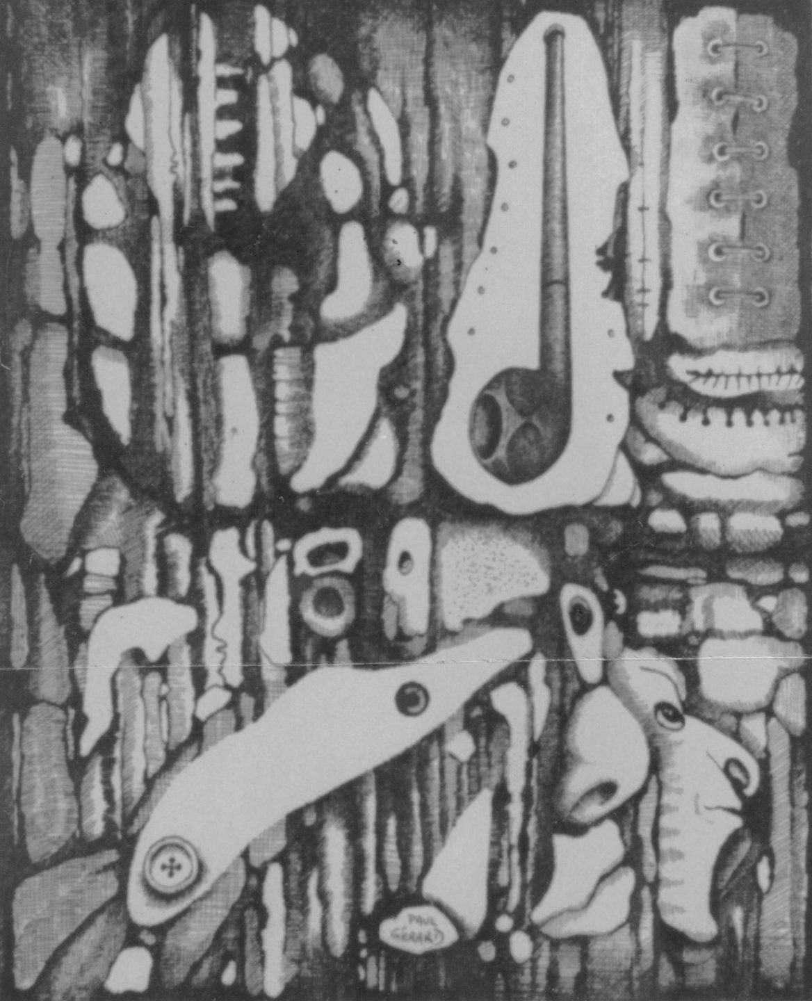 Sans titre (dessin 2, 1981), Paul Gérard, 1981.