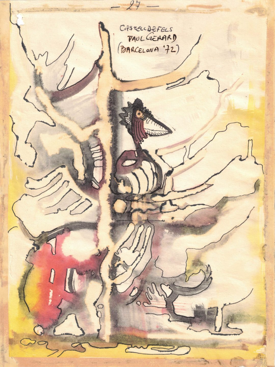 Petit essai à l'écoline III, Paul Gérard, 1972.