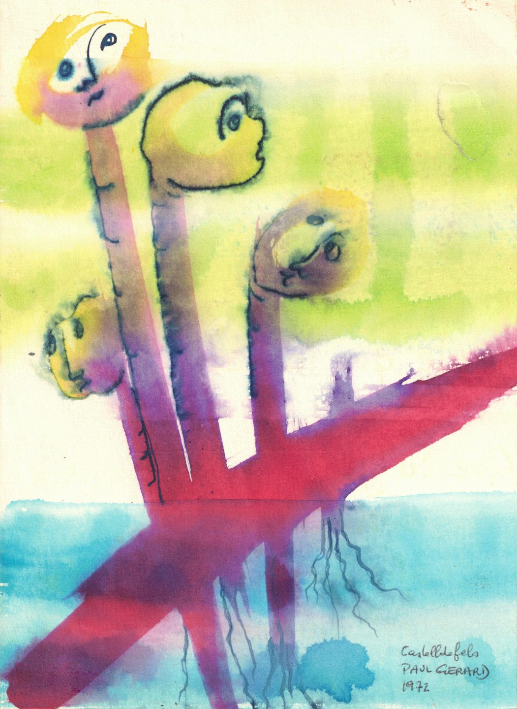 Petit essai à l'écoline V, Paul Gérard, 1972.