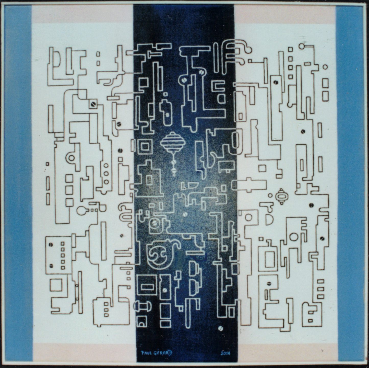 Sans titre (peinture 17, 2014), Paul Gérard, 2014.