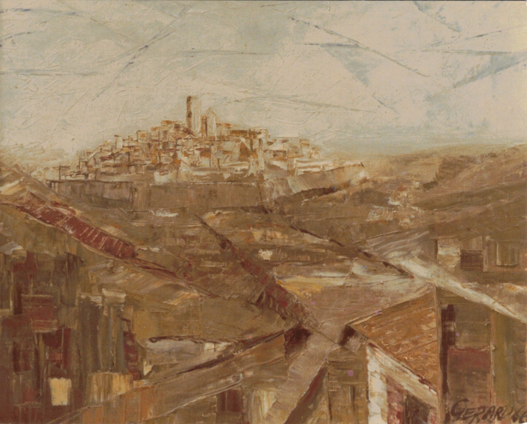 Sans titre (peinture 2, 1966), Paul Gérard, 1966.