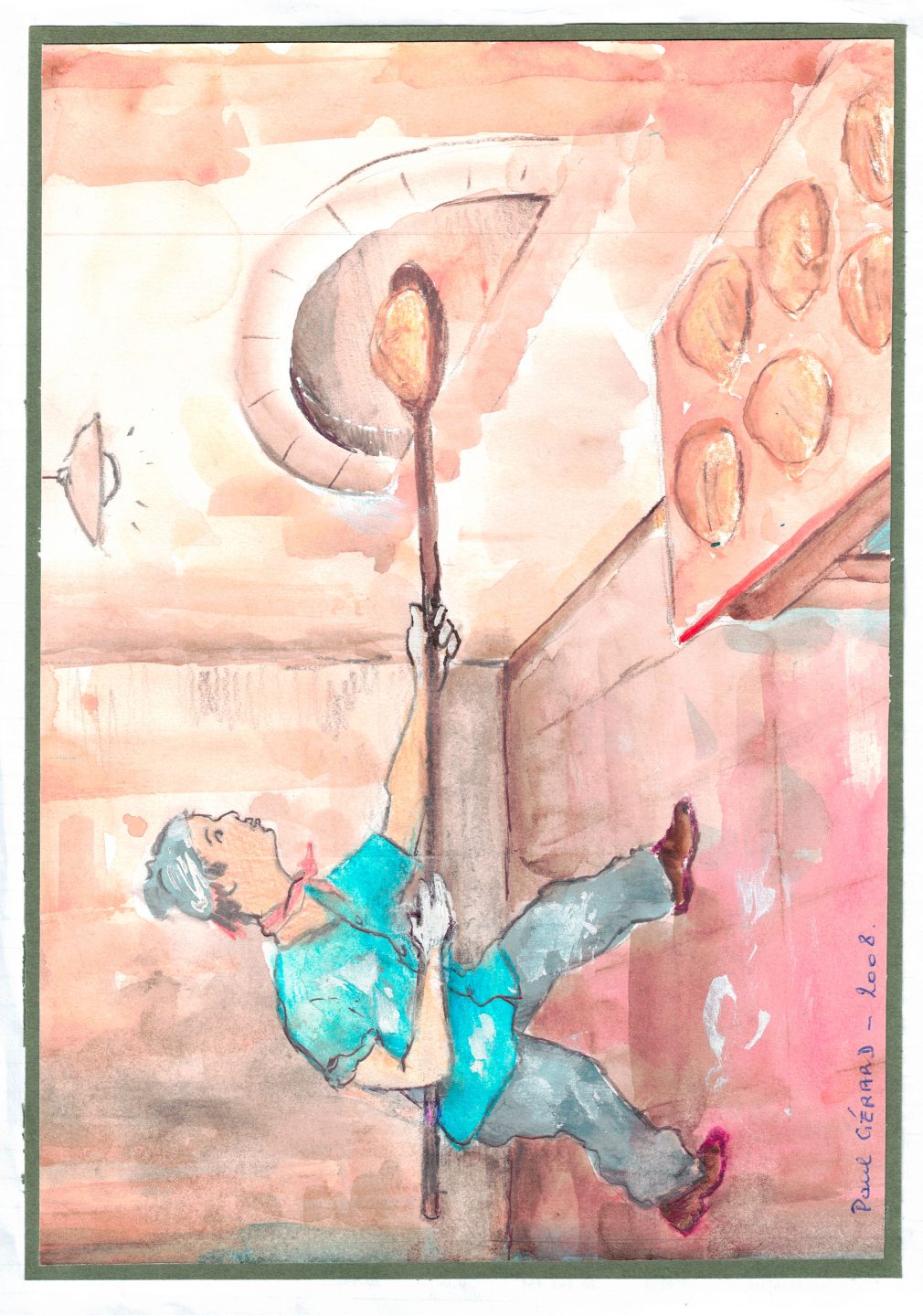 Sans titre (Carnet 1, Croquis 015), Paul Gérard, 2008.