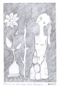 Sans titre (Carnet 2, Croquis 056), Paul Gérard, 2017.