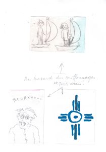 Sans titre (Carnet 2, Croquis 062), Paul Gérard, 2019.