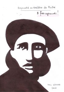 Sans titre (Carnet 2, Croquis 073), Paul Gérard, 2017.