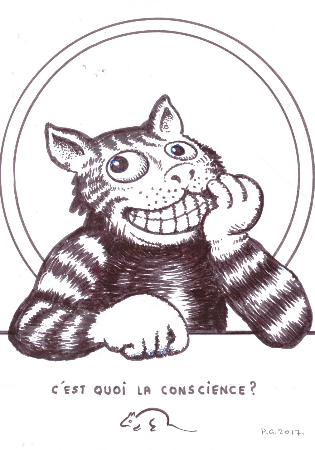 Sans titre (Carnet 2, Croquis 081), Paul Gérard, 2017.
