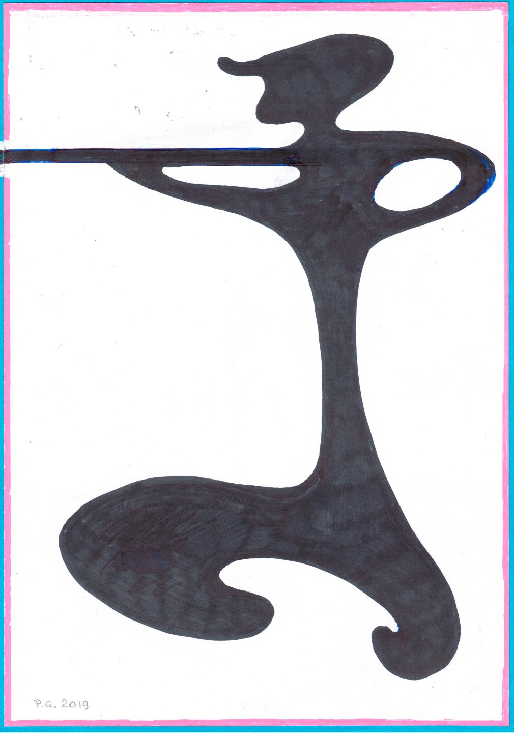 Sans titre (Carnet 4, Croquis 019), Paul Gérard, 2019.