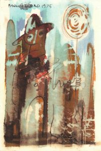 Sans Titre (carte de voeux de 1975), Paul Gérard, 1974.