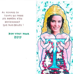 Sans titre (carte de voeux de 2017), Paul Gérard, 2016.