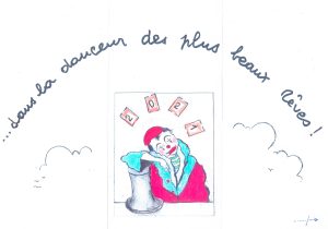 Sans titre (carte de voeux de 2021), Paul Gérard, 2020.