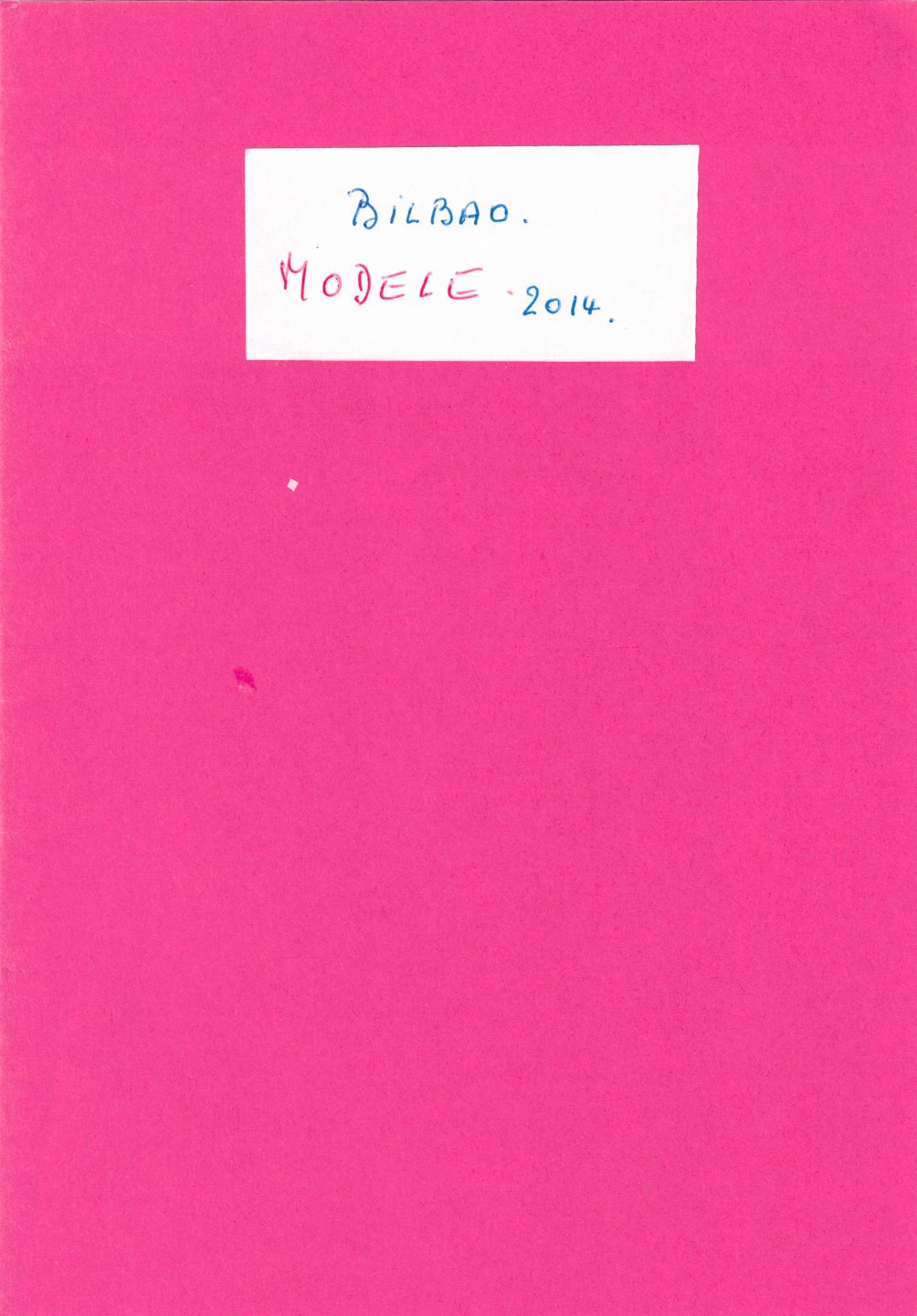 Bilbao (couverture), 8 pages, Paul Gérard, 2014.